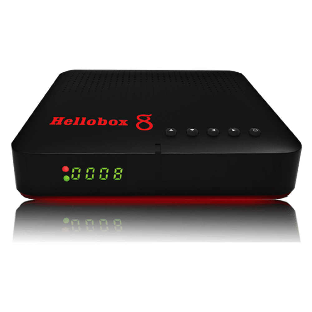 Hellobox 8  H.265 receiver satellite DVB-T2 DVB S2 Combo TV Satellite