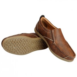 Bata Remo Tan loafers for Men 