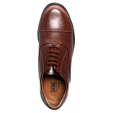 Bata Police Shoes Tan Leather Remo Oxford Formal 