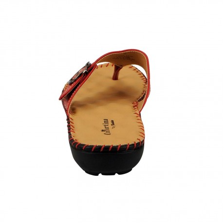 Bata women leather slipper