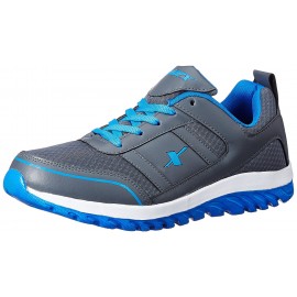 Sparx Grey Blue Men's Sports Running Shoes 