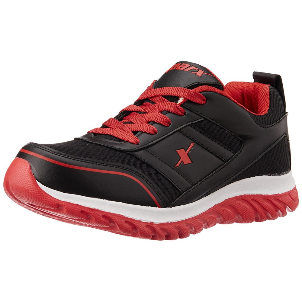Sparx Black Red Men's Running Shoes