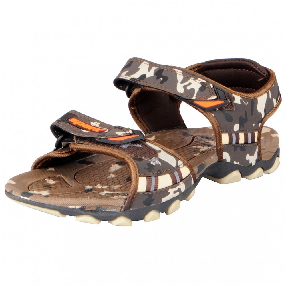 Sparx Mens Stylish Brown Athletic floaters sandals