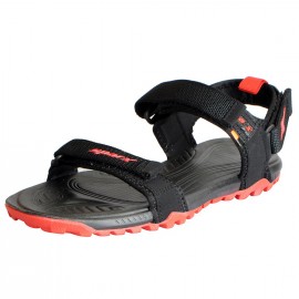 Sparx Black Red Outdoor Sandals For Men 