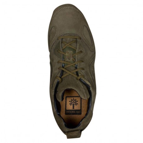 Woodland Olive Green Hiking shoe for Men