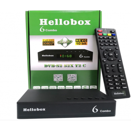 Hellobox 6 Combo H265 10bit DVB-S2 DVB-C DVB-T2 