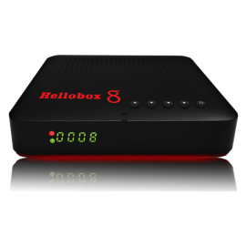 Hellobox 8  H.265 receiver satellite DVB-T2 DVB S2 Combo TV Satellite 