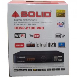 Solid 2100 PRO HDS2 receiver with 1yr Scam with Hellobox software 