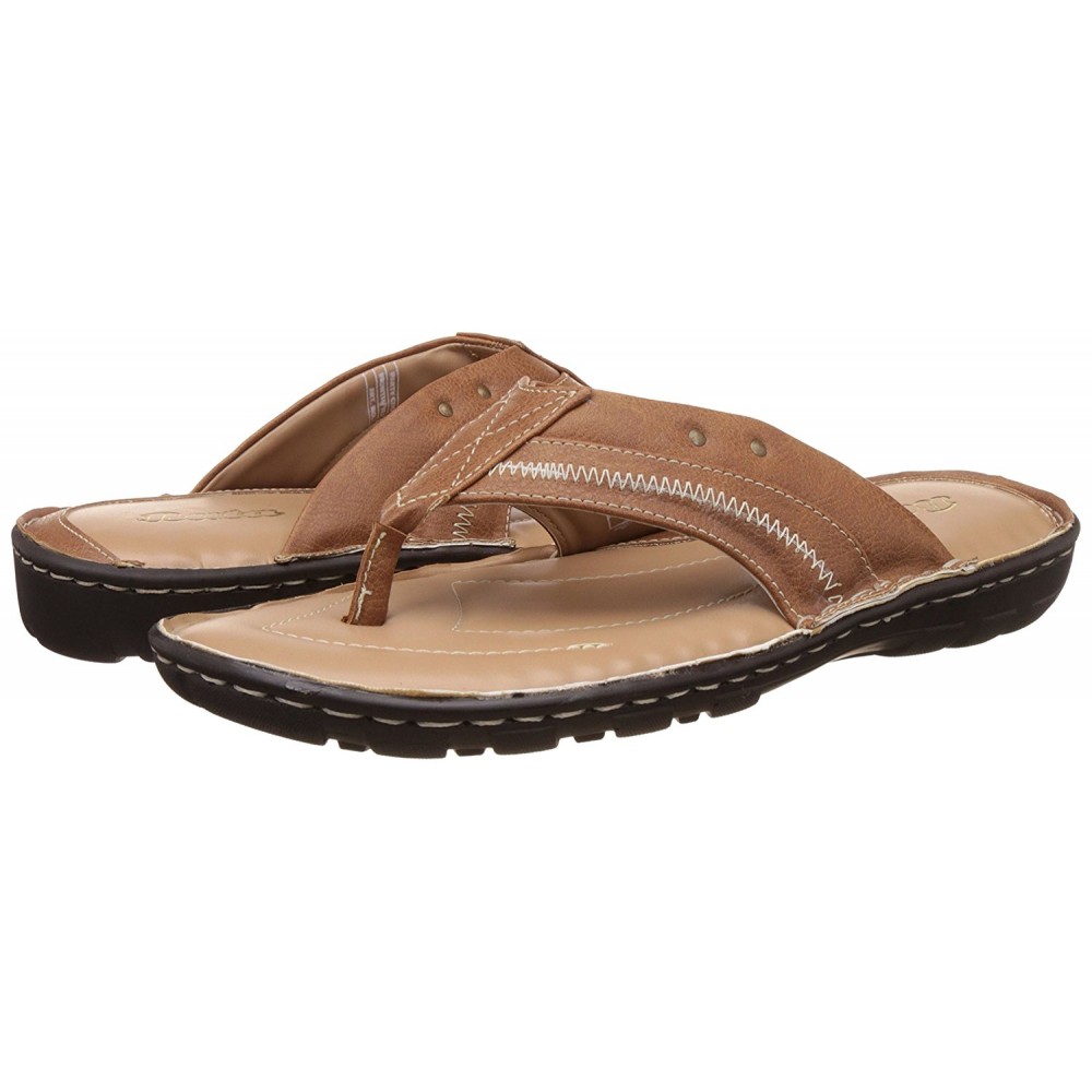 Buy Bata Beige Brown leather casual chappals at easy2by at low price