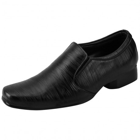 Bata Black leather formal shoe for Men
