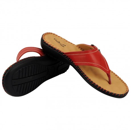 Bata women leather slipper