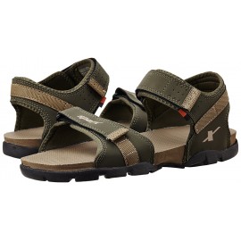 Saprx Olive Green floater sandals  