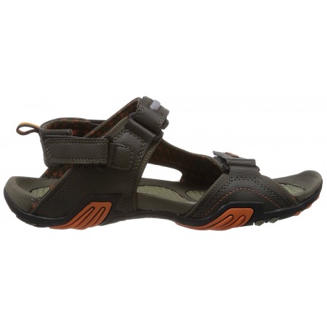 Sparx olive Orange Floater sandal  for Men