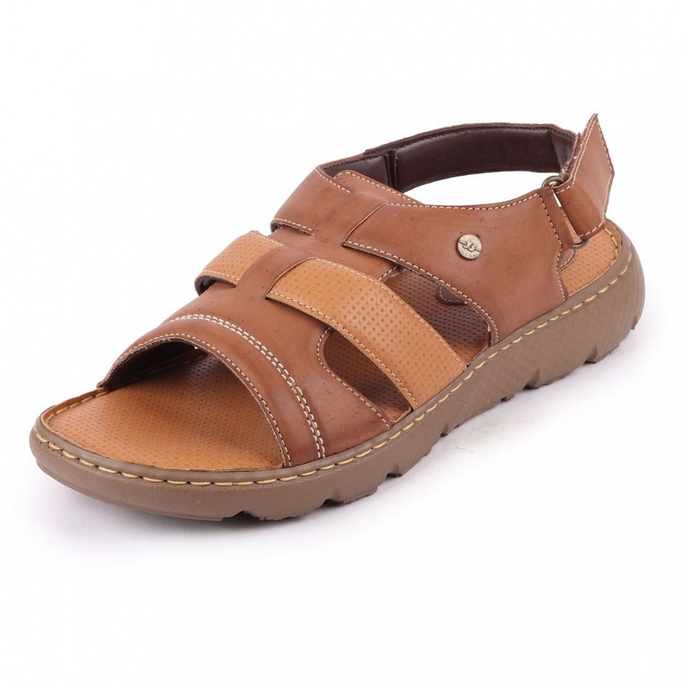 Bata way finder casual leather outdoor sandal for men